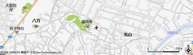 徳島県徳島市八万町夷山44周辺の地図