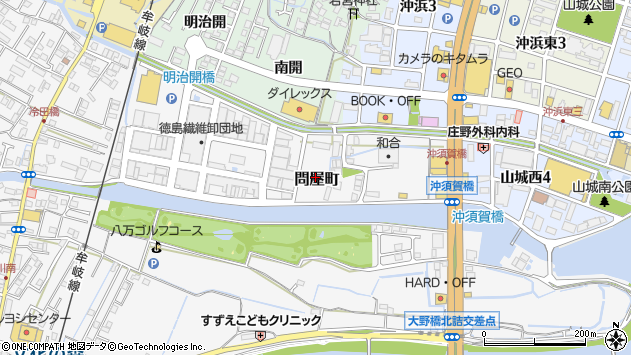 〒770-8056 徳島県徳島市問屋町の地図