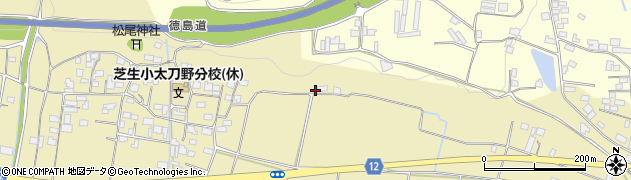 徳島県三好市三野町太刀野910周辺の地図