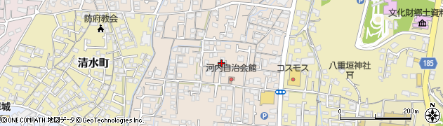 山口県防府市東仁井令町周辺の地図