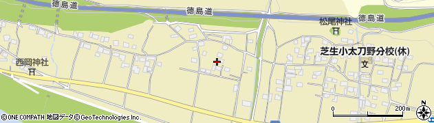 徳島県三好市三野町太刀野1264周辺の地図