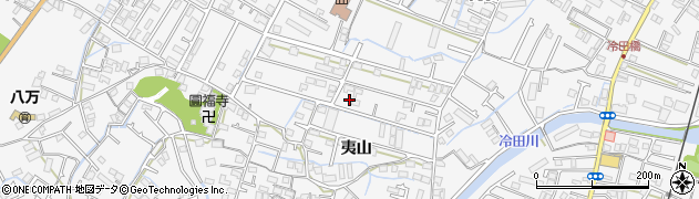 徳島県徳島市八万町夷山281-1周辺の地図