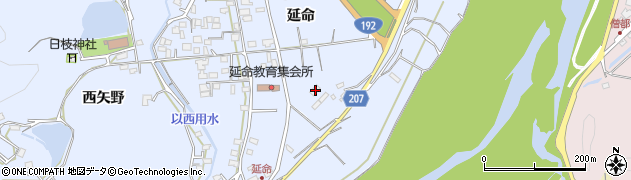 徳島県徳島市国府町延命388周辺の地図