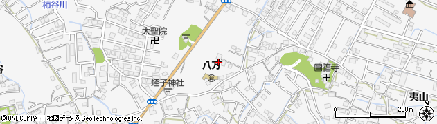 徳島県徳島市八万町下福万44周辺の地図