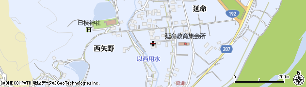 徳島県徳島市国府町延命472周辺の地図