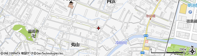 徳島県徳島市八万町夷山310周辺の地図
