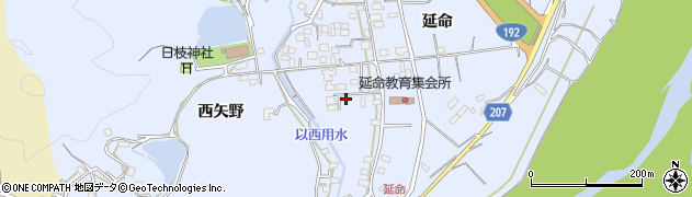 徳島県徳島市国府町延命459周辺の地図