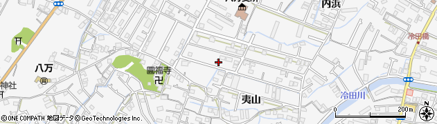 徳島県徳島市八万町夷山248周辺の地図