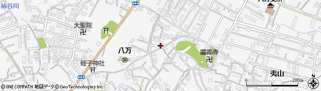 徳島県徳島市八万町夷山12周辺の地図
