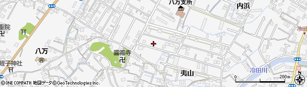 徳島県徳島市八万町夷山283周辺の地図