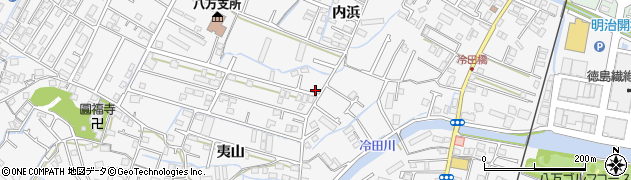 徳島県徳島市八万町夷山307周辺の地図