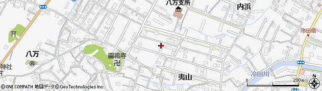 徳島県徳島市八万町夷山283-3周辺の地図