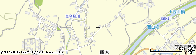 山口県宇部市船木4580周辺の地図