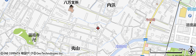 徳島県徳島市八万町夷山304周辺の地図