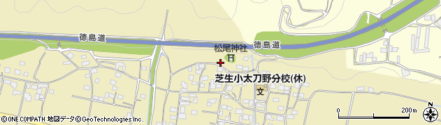 徳島県三好市三野町太刀野1098周辺の地図