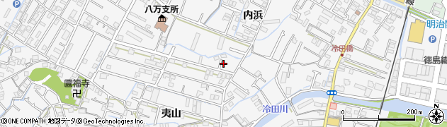 徳島県徳島市八万町夷山303周辺の地図