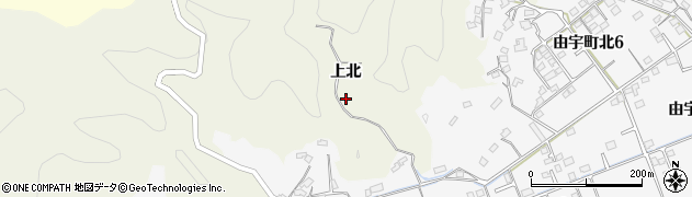 山口県岩国市由宇町上北周辺の地図
