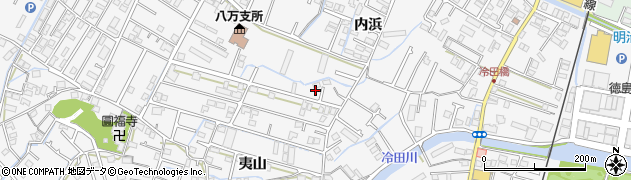 徳島県徳島市八万町夷山299周辺の地図