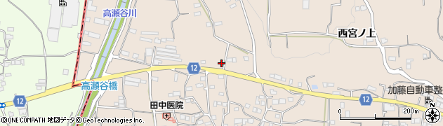 徳島県美馬市美馬町田辺周辺の地図