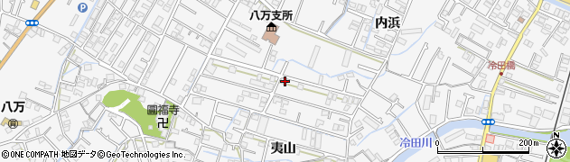 徳島県徳島市八万町夷山282周辺の地図