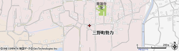 徳島県三好市三野町勢力498周辺の地図