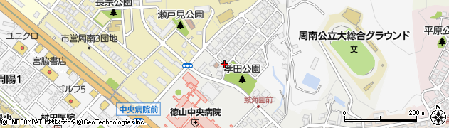 山口県周南市孝田町周辺の地図
