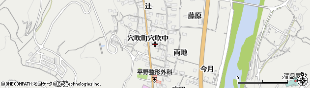 徳島県美馬市穴吹町穴吹中周辺の地図