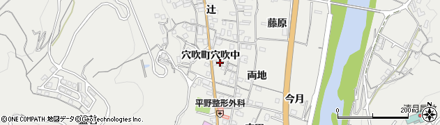 徳島県美馬市穴吹町穴吹（中）周辺の地図