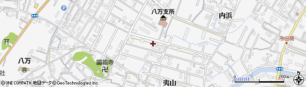 徳島県徳島市八万町夷山296-8周辺の地図