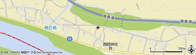 徳島県三好市三野町太刀野1621周辺の地図