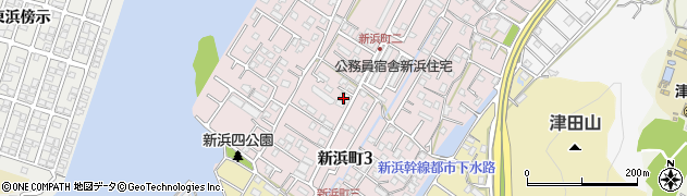 株式会社矢野商店　新浜営業所周辺の地図