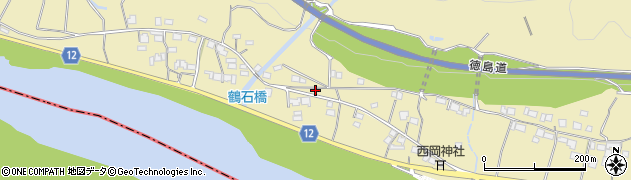 徳島県三好市三野町太刀野1698周辺の地図