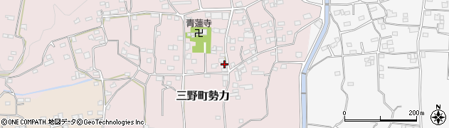 徳島県三好市三野町勢力700周辺の地図