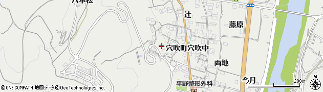 徳島県美馬市穴吹町穴吹（盤若）周辺の地図