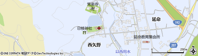 徳島県徳島市国府町西矢野780周辺の地図
