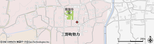 徳島県三好市三野町勢力701周辺の地図