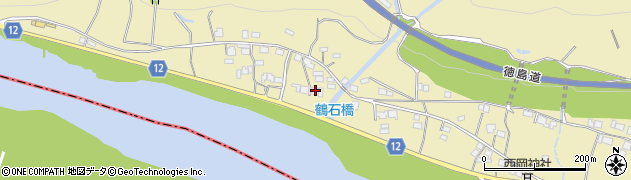 徳島県三好市三野町太刀野1761周辺の地図