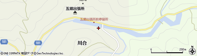 和歌山県有田郡有田川町川合48周辺の地図
