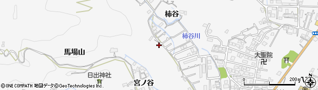 徳島県徳島市八万町（柿谷山）周辺の地図