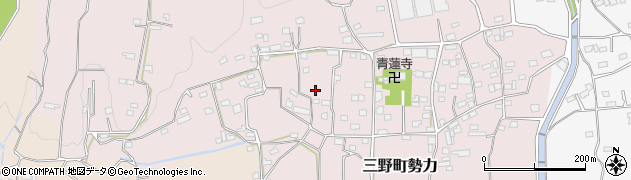 徳島県三好市三野町勢力624周辺の地図