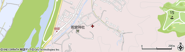 徳島県徳島市加茂名町（西名東山）周辺の地図