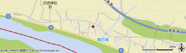 徳島県三好市三野町太刀野1790周辺の地図