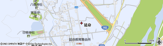 徳島県徳島市国府町（延命）周辺の地図