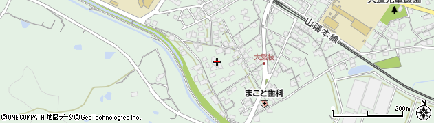 山口県防府市台道周辺の地図
