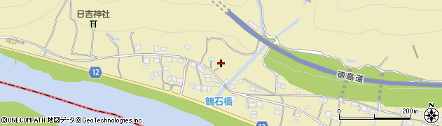 徳島県三好市三野町太刀野1750周辺の地図