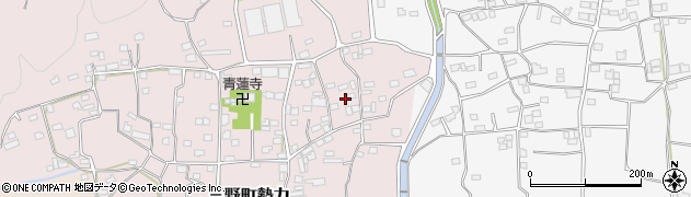 徳島県三好市三野町勢力735周辺の地図