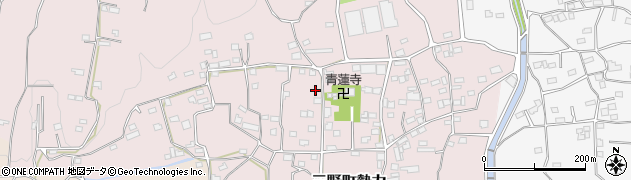 徳島県三好市三野町勢力周辺の地図
