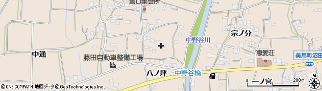 徳島県美馬市美馬町（露口）周辺の地図