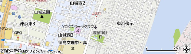 徳島県徳島市山城町東浜傍示33周辺の地図
