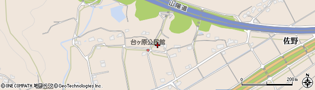 山口県防府市佐野1337周辺の地図
